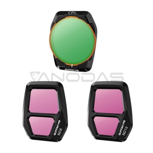Sunnylife A3S-FI925CPL adjustable lens filter, CPL+ND8+ND16 for AIR 3S 3pcs  Sunnylife A3S-FI925CPL adjustable lens filter, CPL+ND8+ND16 for AIR 3S 3pcs