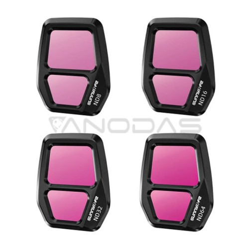 Sunnylife A3S-FI926 lens filter for AIR 3S 4pcs Mixture ND8+ND16+ND32+ND64  Sunnylife A3S-FI926 lens filter for AIR 3S 4pcs Mixture ND8+ND16+ND32+ND64
