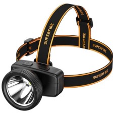 Superfire HL55 headlight, 150lm, USB-C