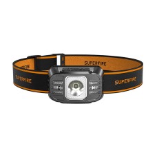 Galvos žibintas Superfire HL75-X, 220lm, USB