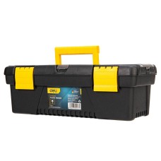 Tool box Deli Tools EDL432412, 305 x 130 x 105 yellow-black 