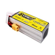 Tattu R-Line 22.2V 1700mAh 6S 95C Lipo baterija su XT60 kištuku