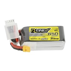 Akumuliatorius Tattu R-Line 650mAh 14.8V 95C 4S1P XT30