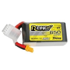 Tattu R-Line 650mAh 11.1V 95C 3S1P XT30 Lipo Battery