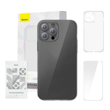Telefono dėklas Baseus Crystal Clear, skirtas 12 Pro Max (skaidrus)