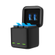 Telesin 3-slot charger box for GoPro Hero 9 + 2 batteries (GP-BNC-901)