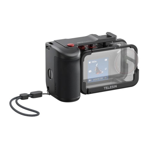 Telesin apsauginis dėklas su rankena, skirtas DJI Osmo Action 3/4/5 Telesin apsauginis dėklas su rankena, skirtas DJI Osmo Action 3/4/5