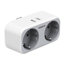TESSAN wall socket TS-WS02DE00