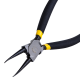 Straight Interior Circlip Pliers Deli Tools EDL0341 - 7"