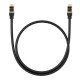Network cable cat.8 Baseus Ethernet RJ45, 40Gbps, 0.5m (black)