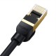 Network cable cat.8 Baseus Ethernet RJ45, 40Gbps, 0.5m (black)