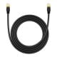 Tinklo kabelis Cat.8 Baseus Ethernet RJ45, 40Gbps, 2m (juodas)