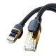 Tinklo kabelis Cat.8 Baseus Ethernet RJ45, 40Gbps, 2m (juodas)