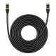 Tinklo kabelis Cat.8 Baseus Ethernet RJ45, 40Gbps, 8m (juodas)