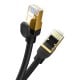 Tinklo kabelis Cat.8 Baseus Ethernet RJ45, 40Gbps, 8m (juodas)