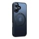 Torras Ostand Pro dėklas, skirtas iPhone 16 (juodas)