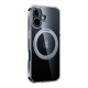 Torras Ostand Pro dėklas, skirtas iPhone 16 Plus (skaidrus)