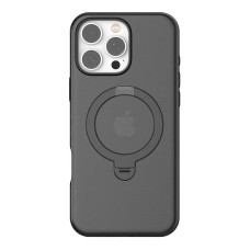 Torras Ostand Spin Case, skirtas iPhone 16 Pro (juodas)