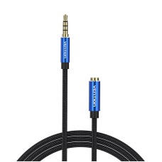 TRRS 3.5mm Male to 3.5mm Female Audio Extender 5m Vention BHCLJ Blue