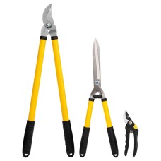 Gardening Tool Set 3 pcs Deli Tools EDL580003 - yellow