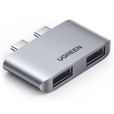 Adapteris UGREEN CM413 2x USB-C - 2x USB 3.0