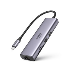 UGREEN CM512 6-in-1 Adapter USB-C - 2x USB HDMI USB-C RJ45 TF/SD
