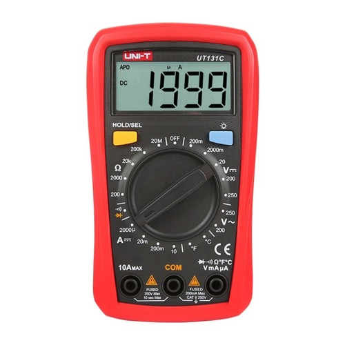 Uni-T delno dydžio UT131C skaitmeninis multimetras Uni-T delno dydžio UT131C skaitmeninis multimetras