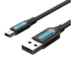 Vention USB 2.0 A - Mini-B cable COMBH 2m PVC - Black