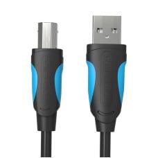 USB 2.0 A į USB-B spausdintuvo kabelis Vention VAS-A16-B100 1m - Juodas