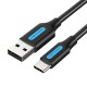 USB 2.0 A to USB-C 3A Cable Vention COKBH 2m Black
