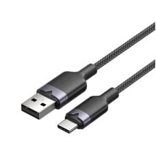 USB 2.0 A to USB-C 3A cable Vention CTNBH 2M (black)