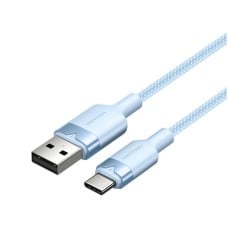 USB 2.0 A to USB-C 3A cable Vention CTNLF 1M (blue)