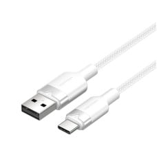 USB 2.0 A to USB-C 3A cable Vention CTNWH 2M (white)