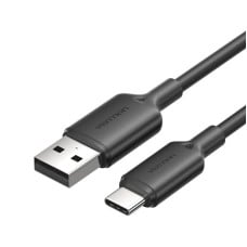 USB 2.0 A to USB-C 3A cable Vention CTQBH 2M (black)