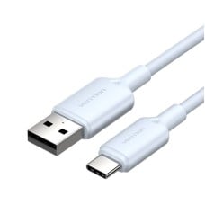 USB 2.0 A to USB-C 3A cable Vention CTQLF 1M (blue)