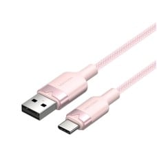 USB 2.0 A to USB-C 3A Vention CTNPF 1M cable (pink)