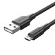 Vention USB 2.0 - Micro USB cable 2A 3m - Black