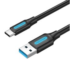 USB 3.0 A į USB-C laido ventiliacija COZBG 1.5 m juodas PVC
