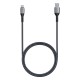 Lention USB-A 3.1 - USB-C Fast charging cable CB-ACE-6A1M 6A 10Gbps 0.5m - Black