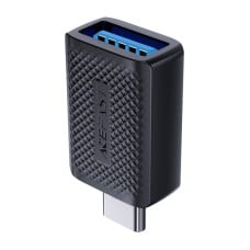 USB-A arba USB-C adapteris, Acefast, J1, (juodas)