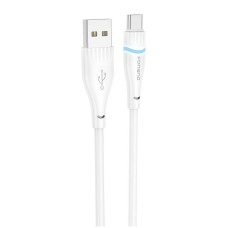 USB-A į USB-C laidas Foneng X101 3A, 1.2 m (baltas)