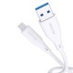 USB-A su žaibo kabeliu Ricomm RLS004ALW 1.2 m