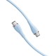 USB-C 2.0 to USB-C 5A Cable Vention TAWSF 1m Light Blue Silicone