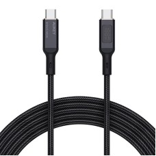 USB-C į USB-C laidas Aukey CB-MCC101, 100W, 1m (juodas)
