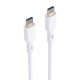 USB-C į USB-C laidas Aukey CB-SCC102, 100 W, 1.8 m (baltas)