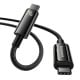 Baseus USB-C USB-C cable Tungsten Gold 240W 3m