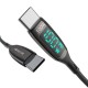 USB-C to USB-C cable BlitzWolf BW-TC23, with display, 100W, 0.9m (black)