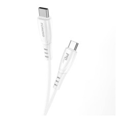 Foneng USB-C - USB-C kabelis X73 60W 1m - Baltas