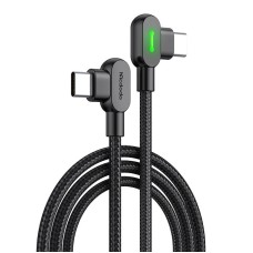USB-C į USB-C Mcdodo 60 W laidas, 2 m (juodas)