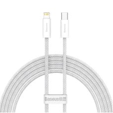 Baseus Dynamic Series USB-C - Lightning laidas 20W 2m - Baltas